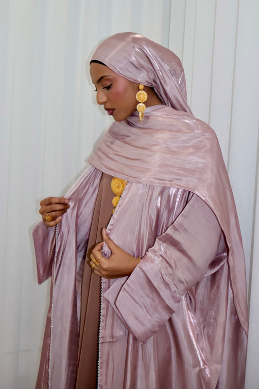 Loujain Luxe Abaya | Rosè