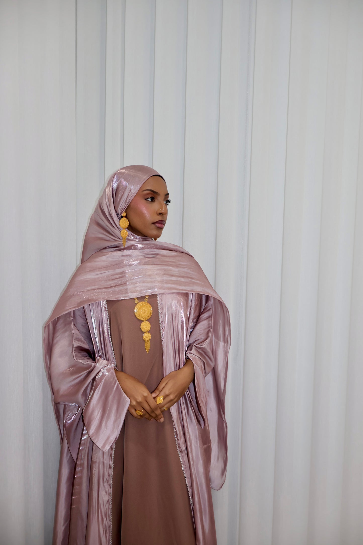 Loujain Luxe Abaya | Rosè