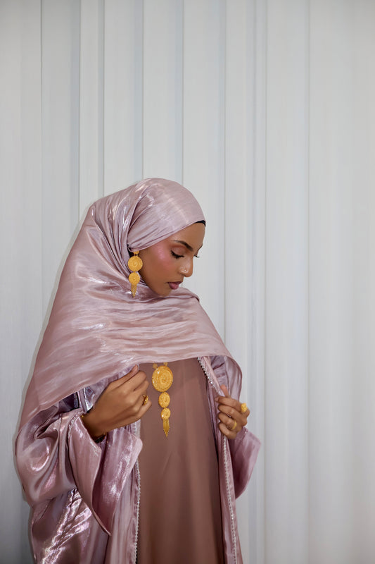 Loujain Luxe Abaya | Rosè