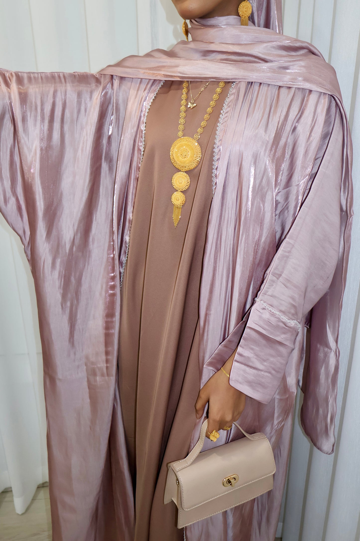 Loujain Luxe Abaya | Rosè