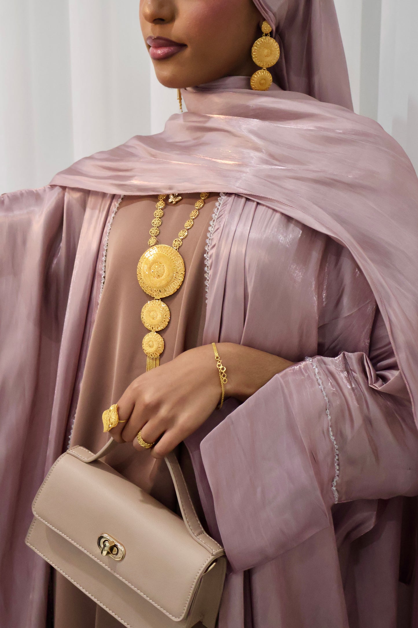 Loujain Luxe Abaya | Rosè